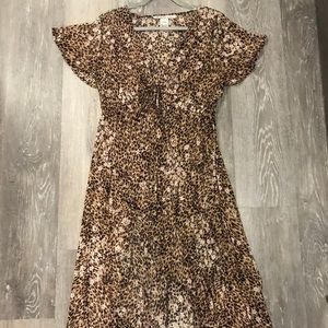 Sheer Cheetah Print Kimono